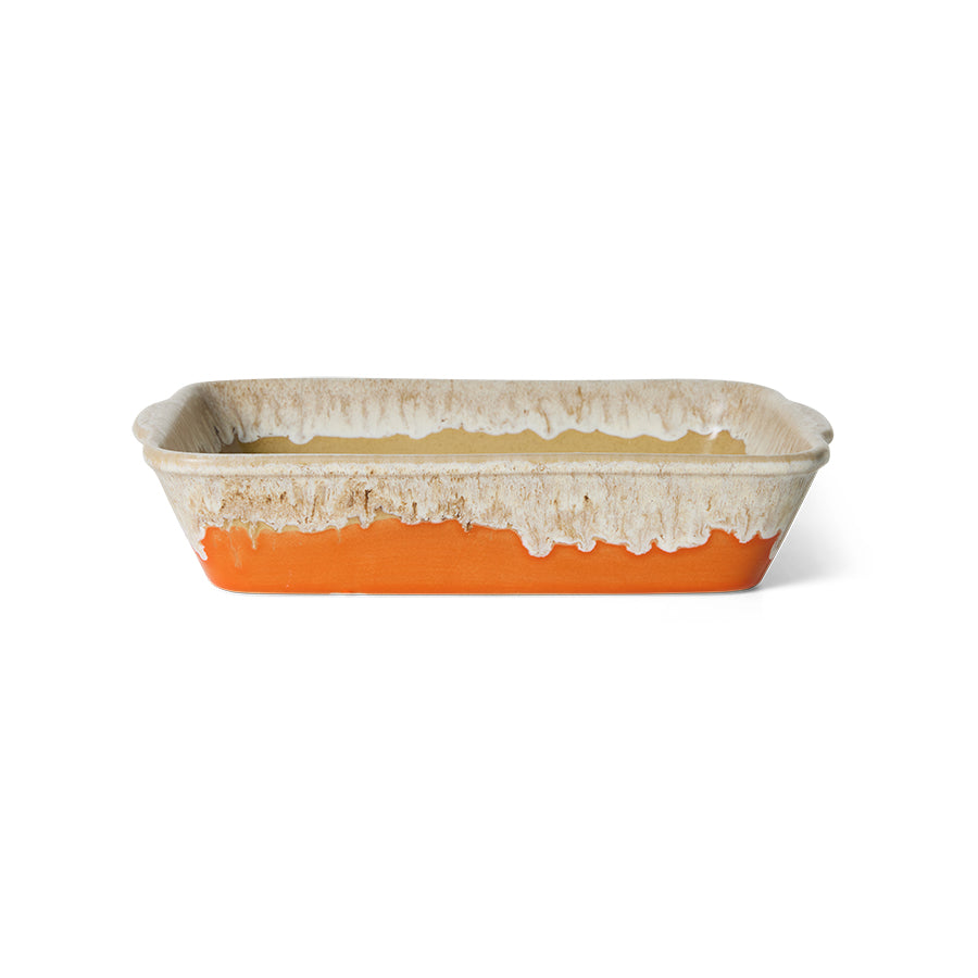 Hkliving 70s ceramics - Oven dish small, Fierce
