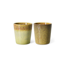 Afbeelding in Gallery-weergave laden, Pre order Hkliving 70s ceramics: Van Gogh coffee mugs - Sunflowers (set van 2)
