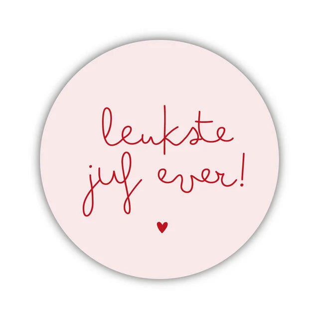 Onderzetter - Leukste Juf ever
