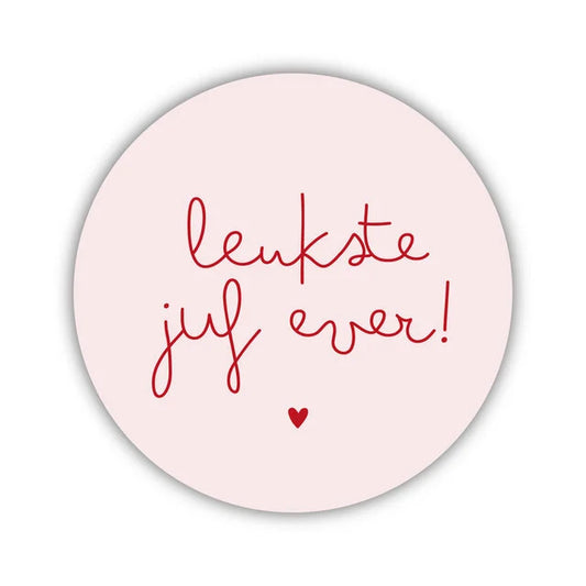 Onderzetter - Leukste Juf ever
