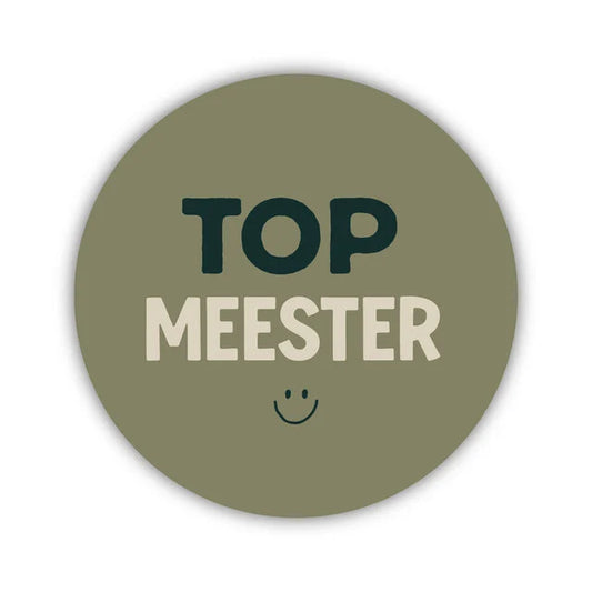 Onderzetter - Top meester
