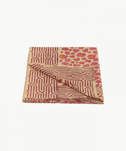 Doing Goods - Pink Leopard Single Plaid in draagtas