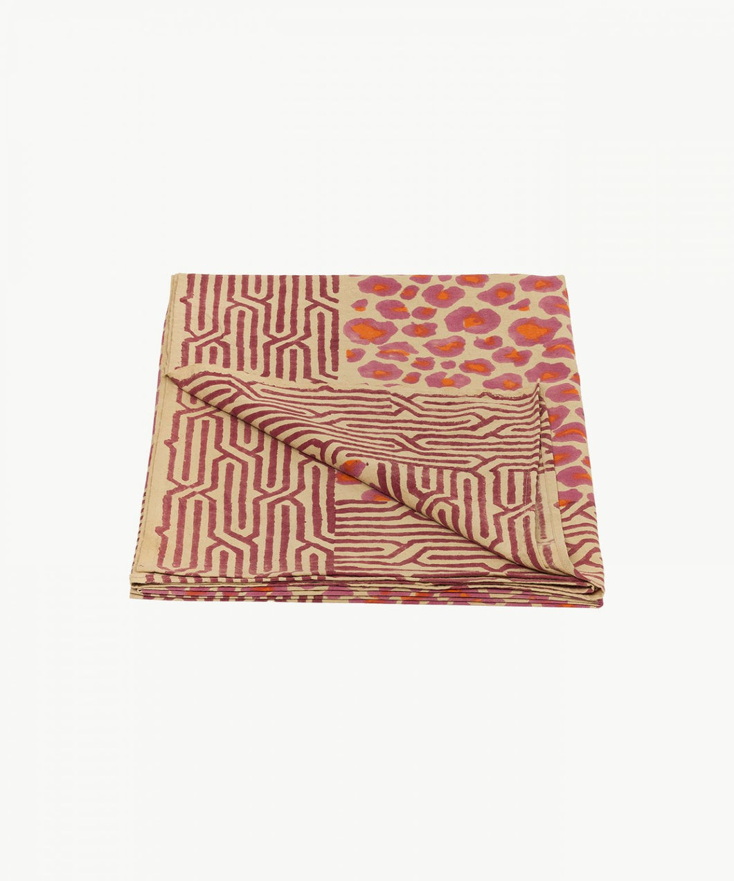 Doing Goods - Pink Leopard Single Plaid in draagtas