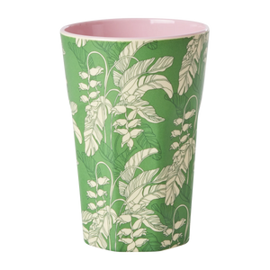 Melamine cup - Rice Green paradise print