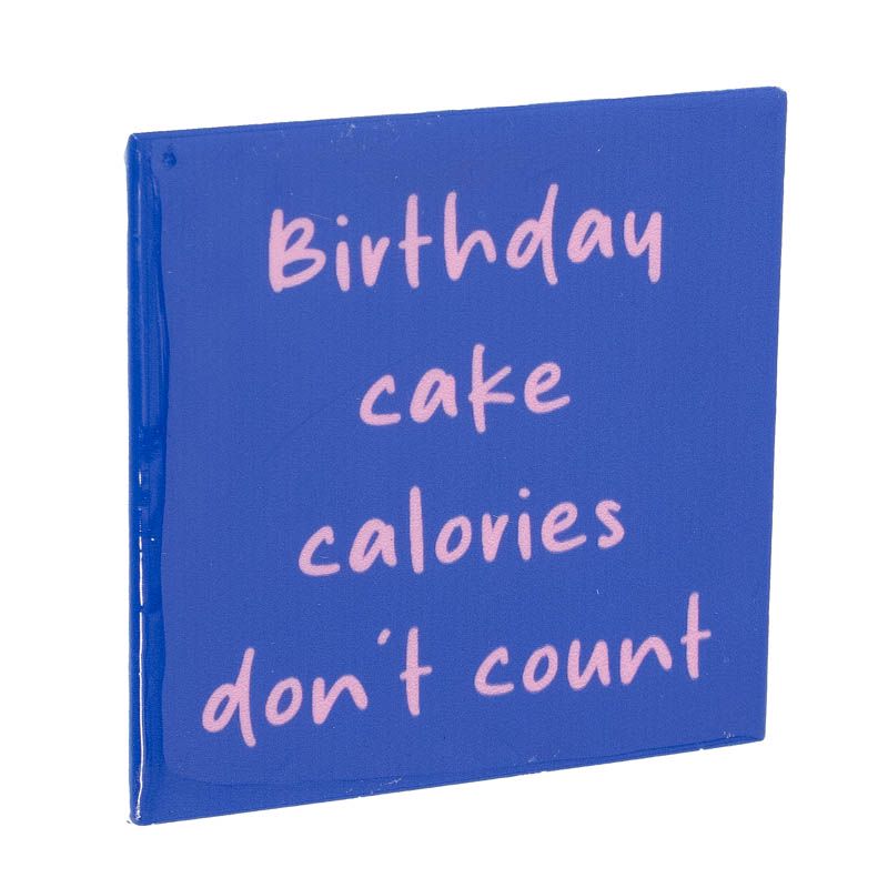 Tegeltje - Birthday cake