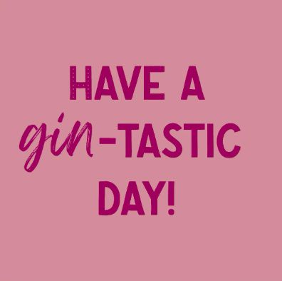 Tegeltje - Have a gin-tastic day