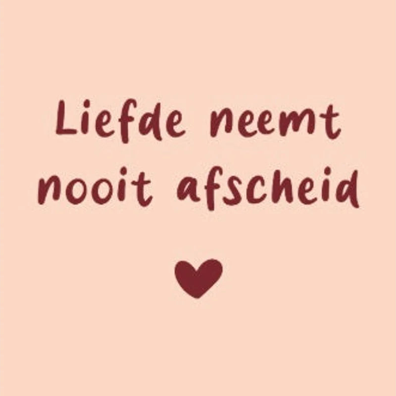 Tegeltje - Afscheid