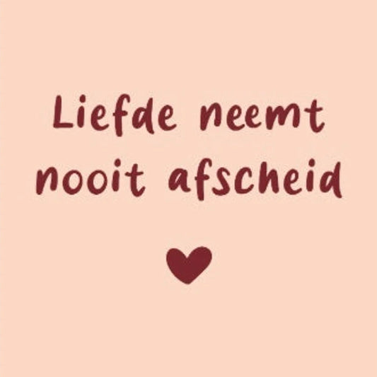 Tegeltje - Afscheid