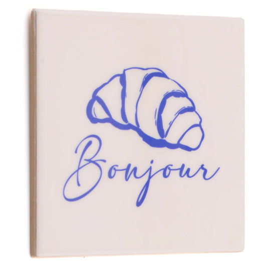 Tegeltje - Bonjour