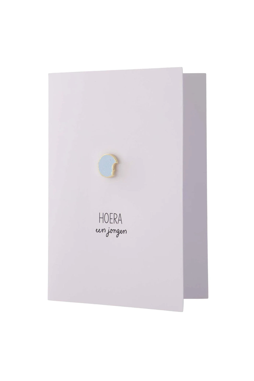 Zusss Wenskaart Hoera een jongen Broche