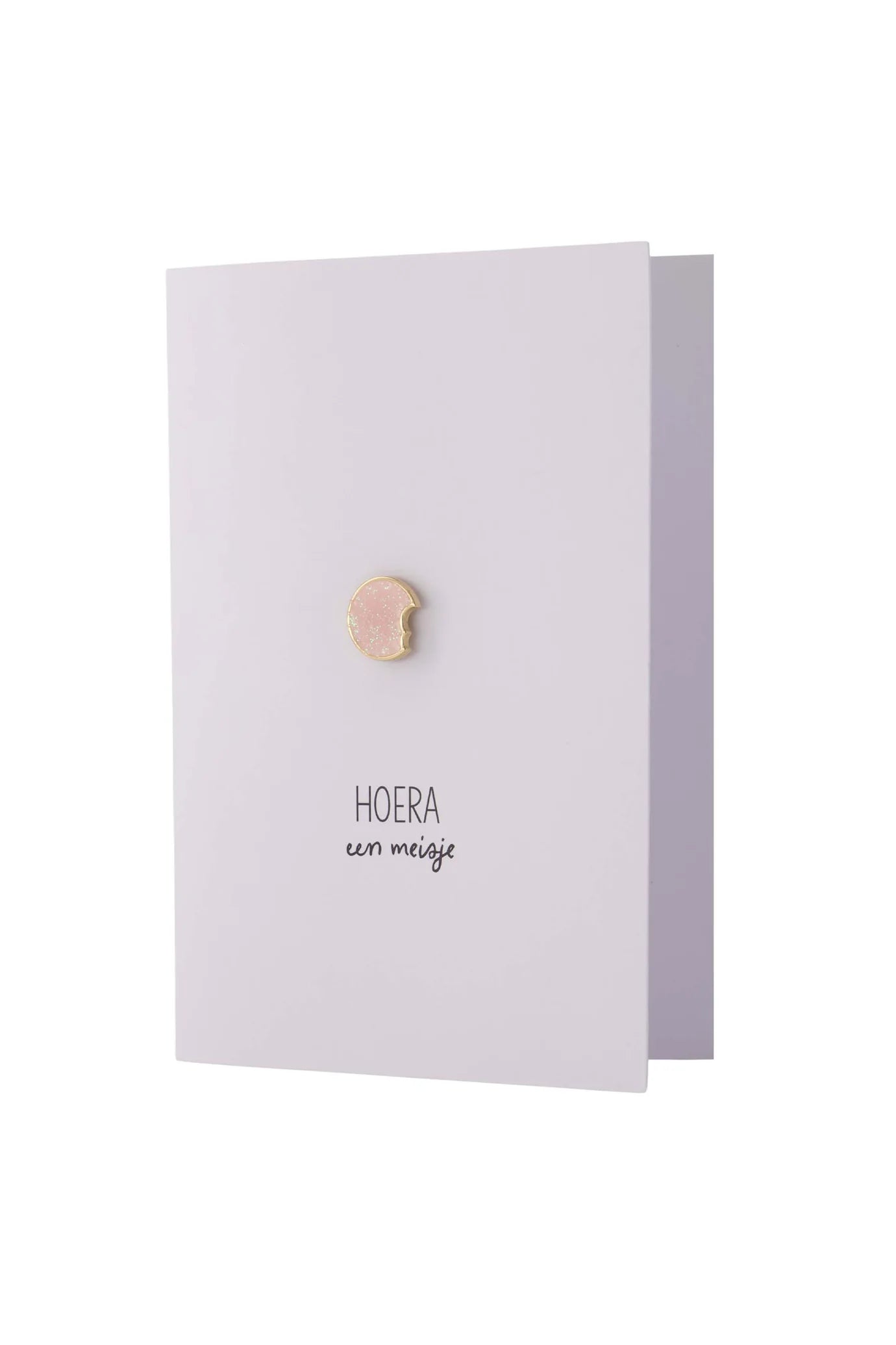Zusss Wenskaart Hoera een meisje Broche