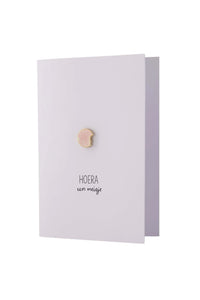 Zusss Wenskaart Hoera een meisje Broche