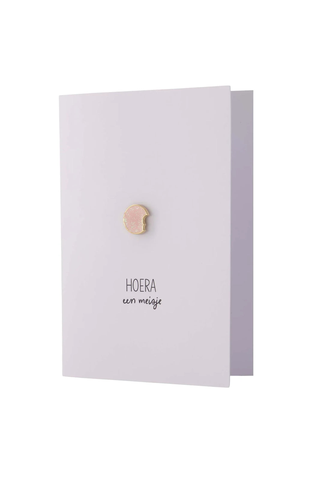Zusss Wenskaart Hoera een meisje Broche