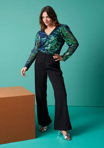 Top Hayden - Green/Gold