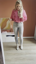 Video laden en afspelen in Gallery-weergave, Blouse print - Roze/oranje
