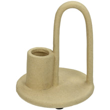 Afbeelding in Gallery-weergave laden, Kaarsenstandaard aardewerk - Beige
