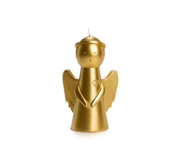 Engel kaars groot - Goud