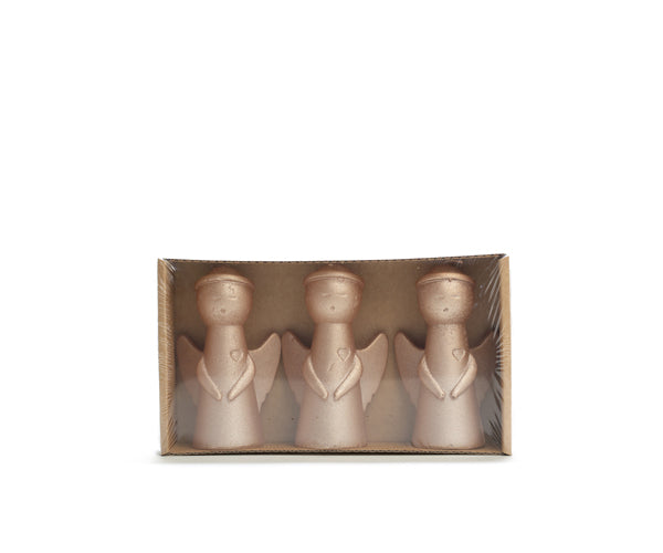 Engel kaars klein - Rosé goud