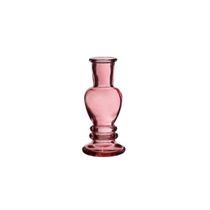 Kaarsenstandaard glas klein - Roze