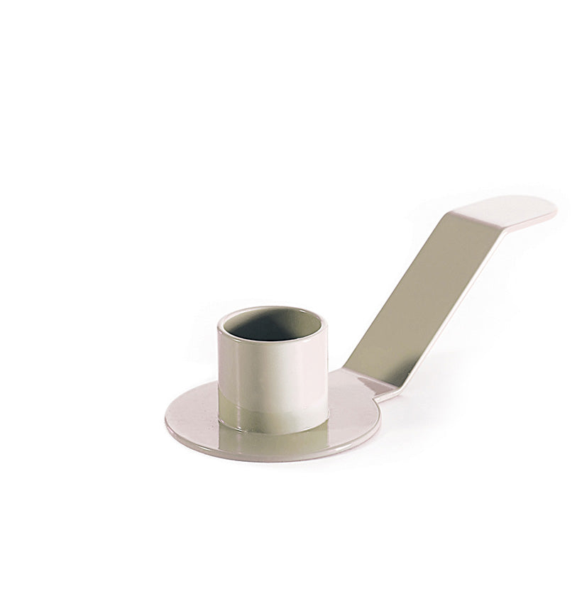 Kaarsenstandaard Isolde - Beige/lichtgrijs