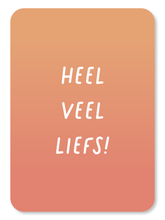 Afbeelding in Gallery-weergave laden, Kaart - Heel veel liefs!
