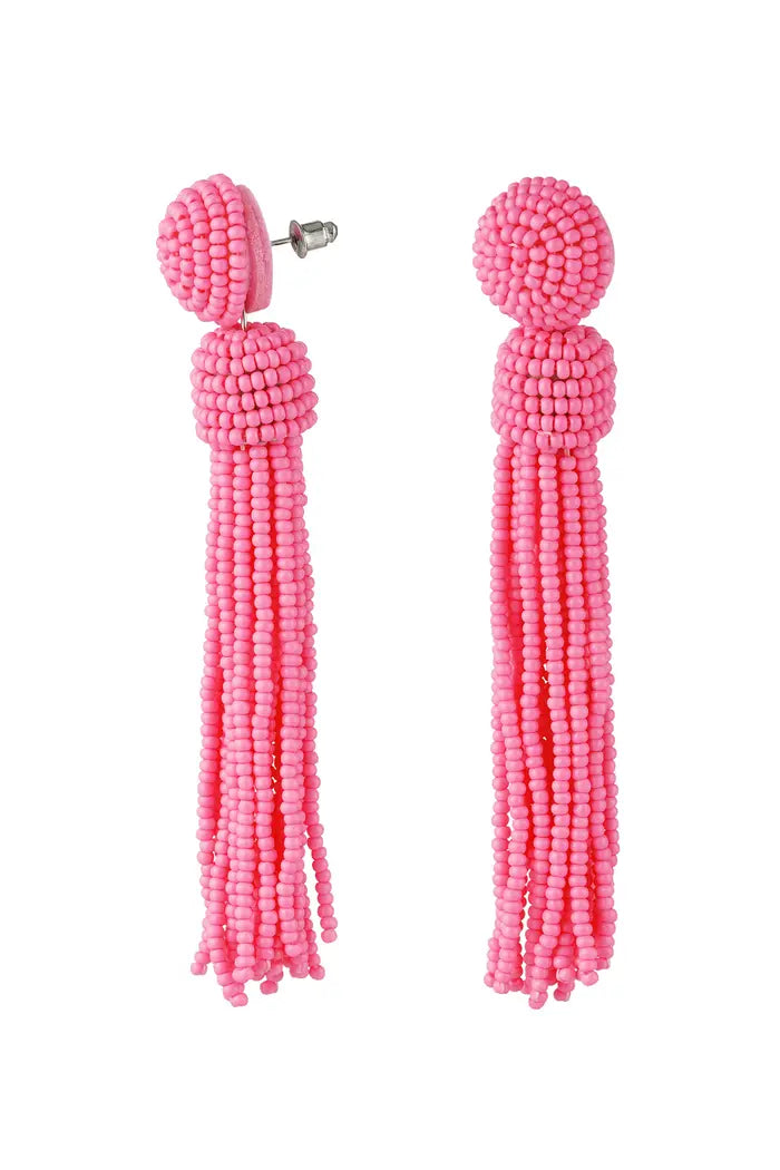 Oorbellen tassel - Roze