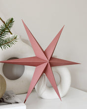 Afbeelding in Gallery-weergave laden, Papieren kerststerren set - Donkerroze
