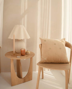 Glazen kaarsenstandaard klein - Blush