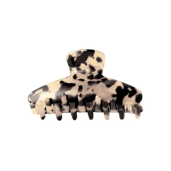 Haarclip spotted - Beige