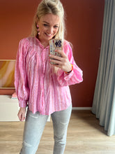 Afbeelding in Gallery-weergave laden, Blouse - Lichtroze print
