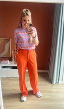 Afbeelding in Gallery-weergave laden, Top - Hartjes Lila/oranje
