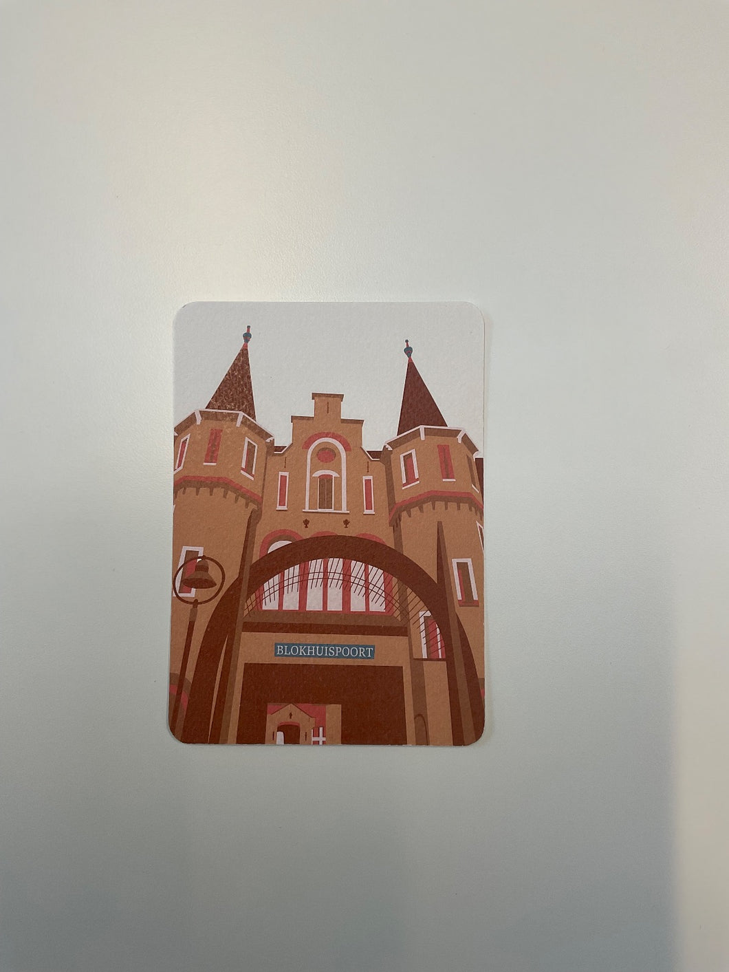 Kaart - Blokhuispoort beige/roze
