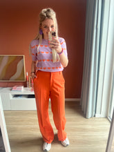 Afbeelding in Gallery-weergave laden, Top - Hartjes Lila/oranje
