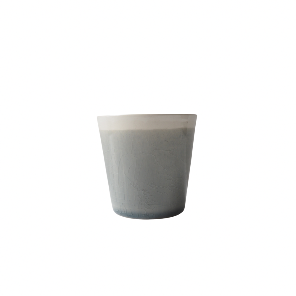Koffiekopje - Grijs/blauw