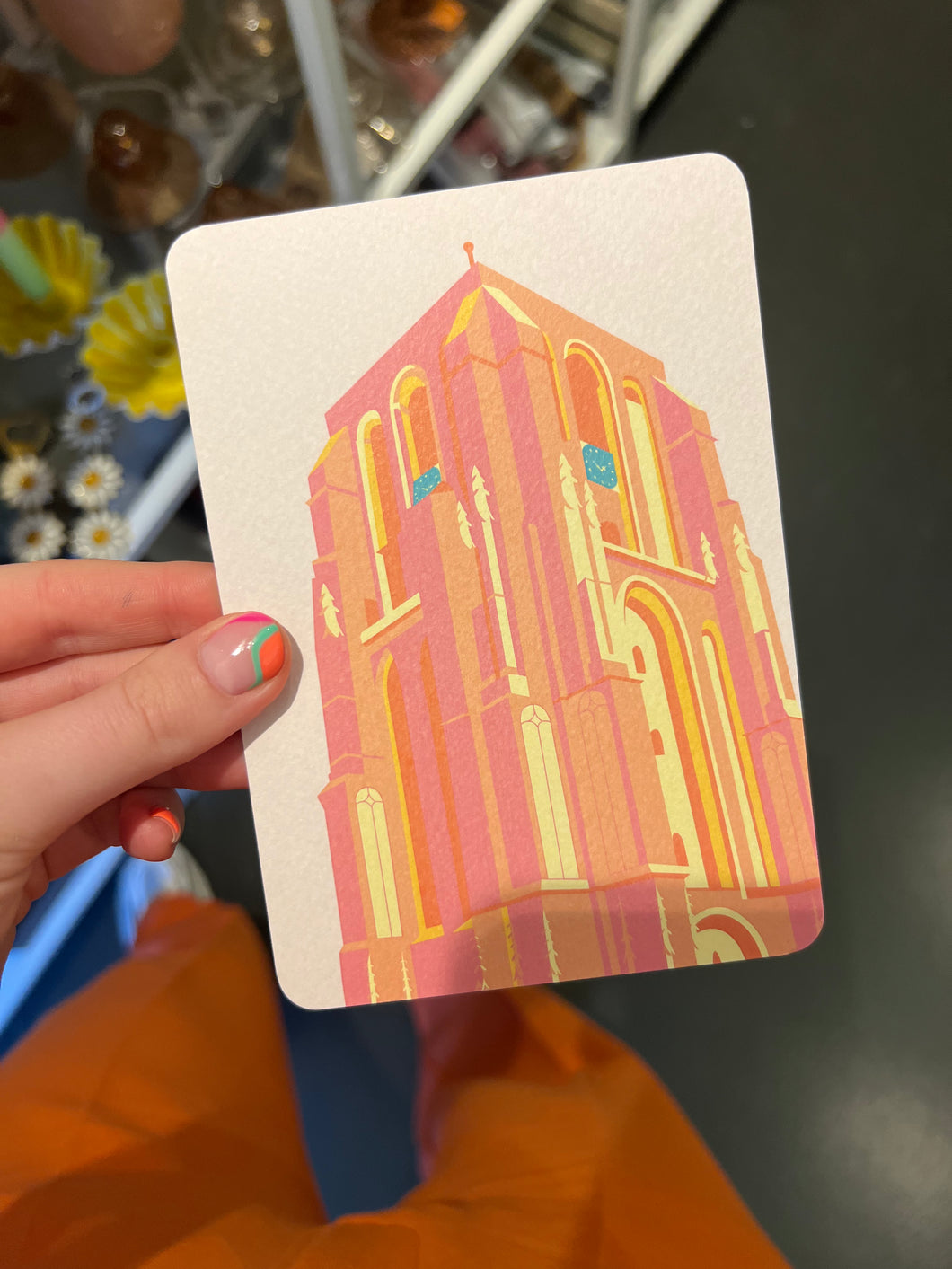 Kaart - Oldehove oranje/roze
