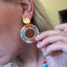 Afbeelding in Gallery-weergave laden, Oorbellen rozet beads - Multicolour
