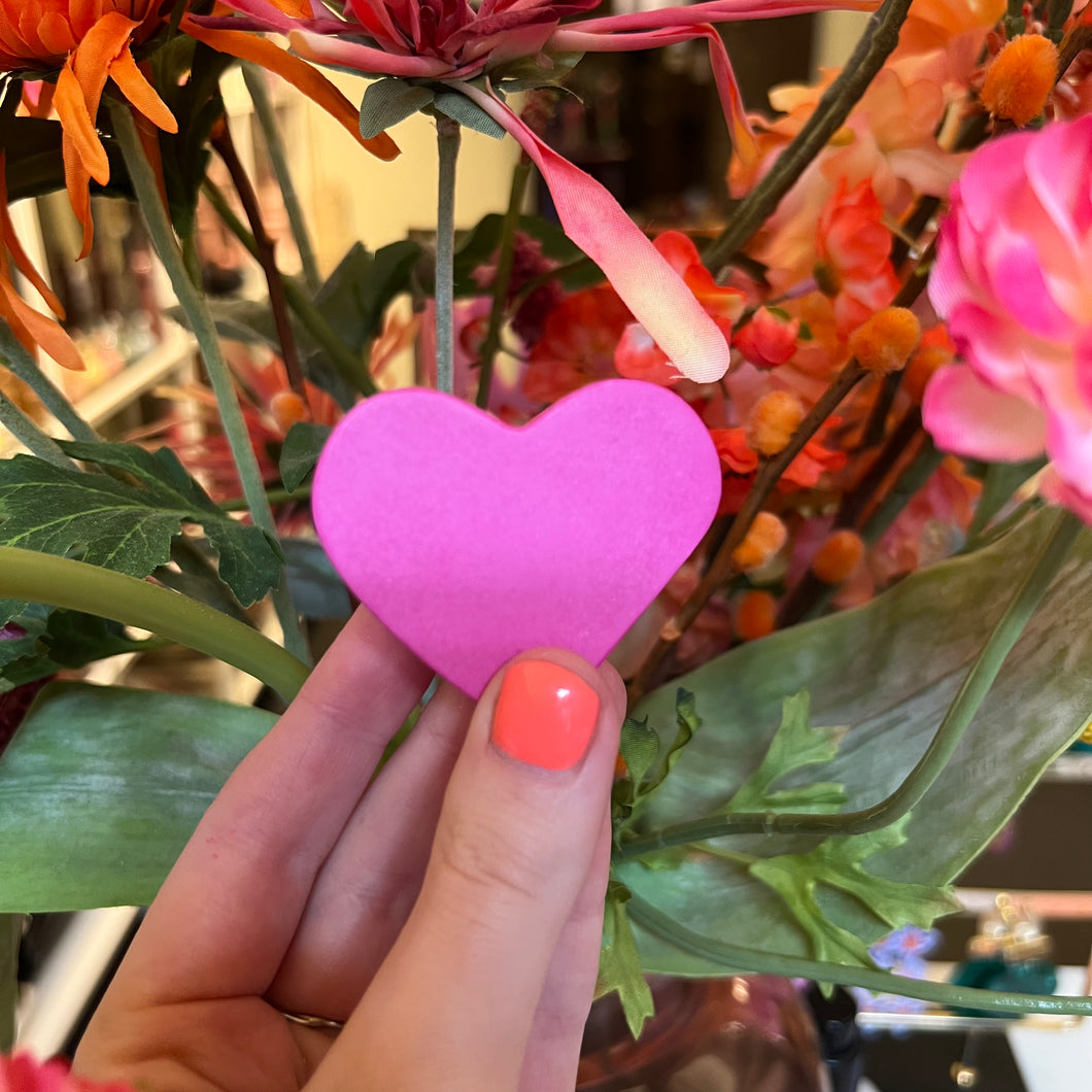 Kaartenhouder hart - Roze
