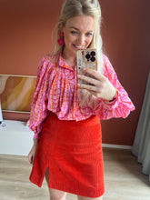 Afbeelding in Gallery-weergave laden, Blouse - Print Roze/oranje
