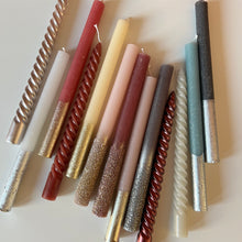 Afbeelding in Gallery-weergave laden, Dinerkaars - Creme/goud/glitter

