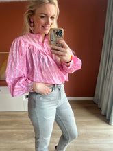 Afbeelding in Gallery-weergave laden, Blouse - Lichtroze print
