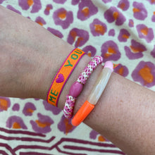 Afbeelding in Gallery-weergave laden, Armbandje lint You &amp; me - Oranje
