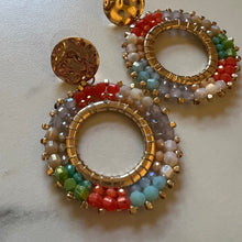 Afbeelding in Gallery-weergave laden, Oorbellen rozet beads - Multicolour

